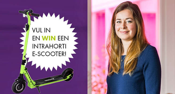 Win een E-Scooter met online enqute Intrahorti