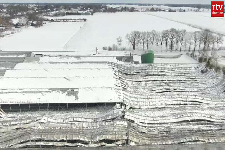 Enorme schade aan kwekerijen bij Emmen